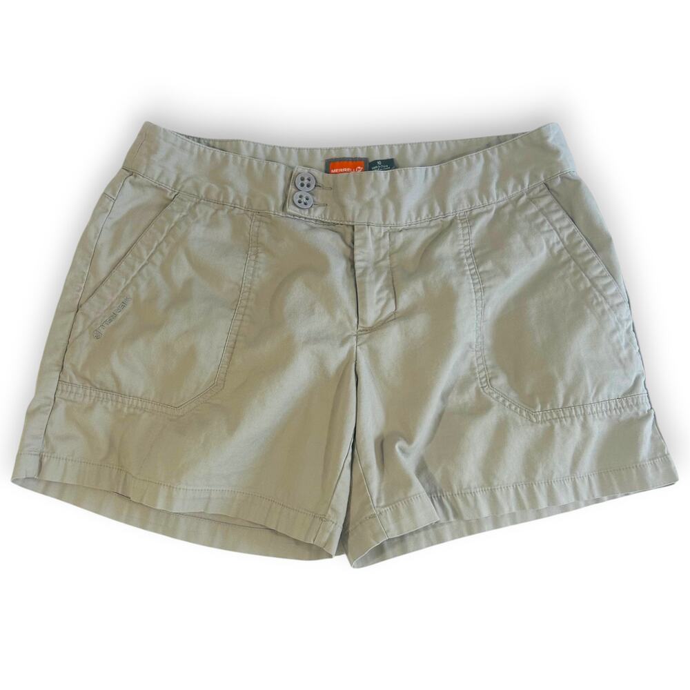 Merrell Womens 10 Shorts Outdoor Utility 5" Inseam 8.5" Rise Cotton Stretch